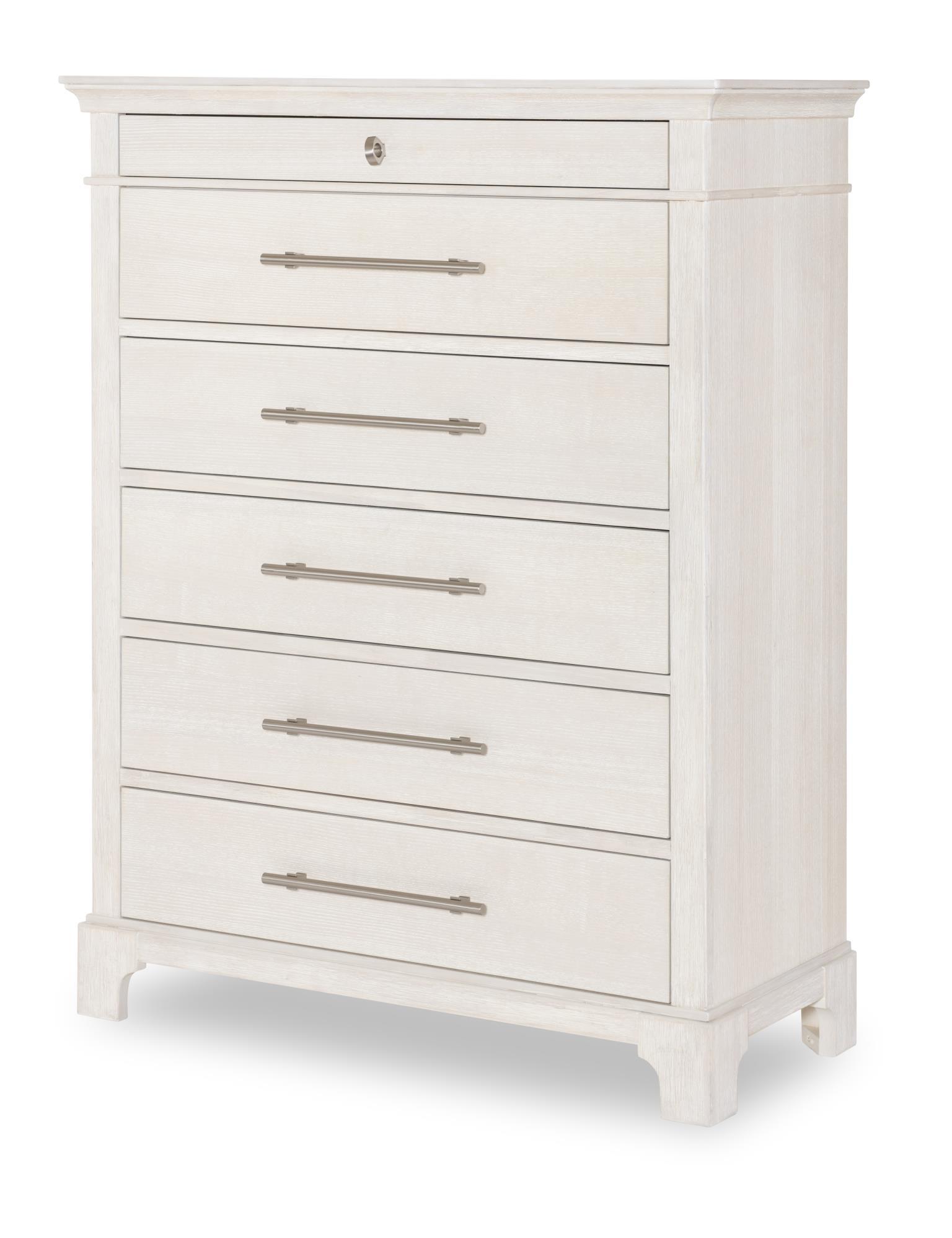 Commode six tiroirs de style transitionnel