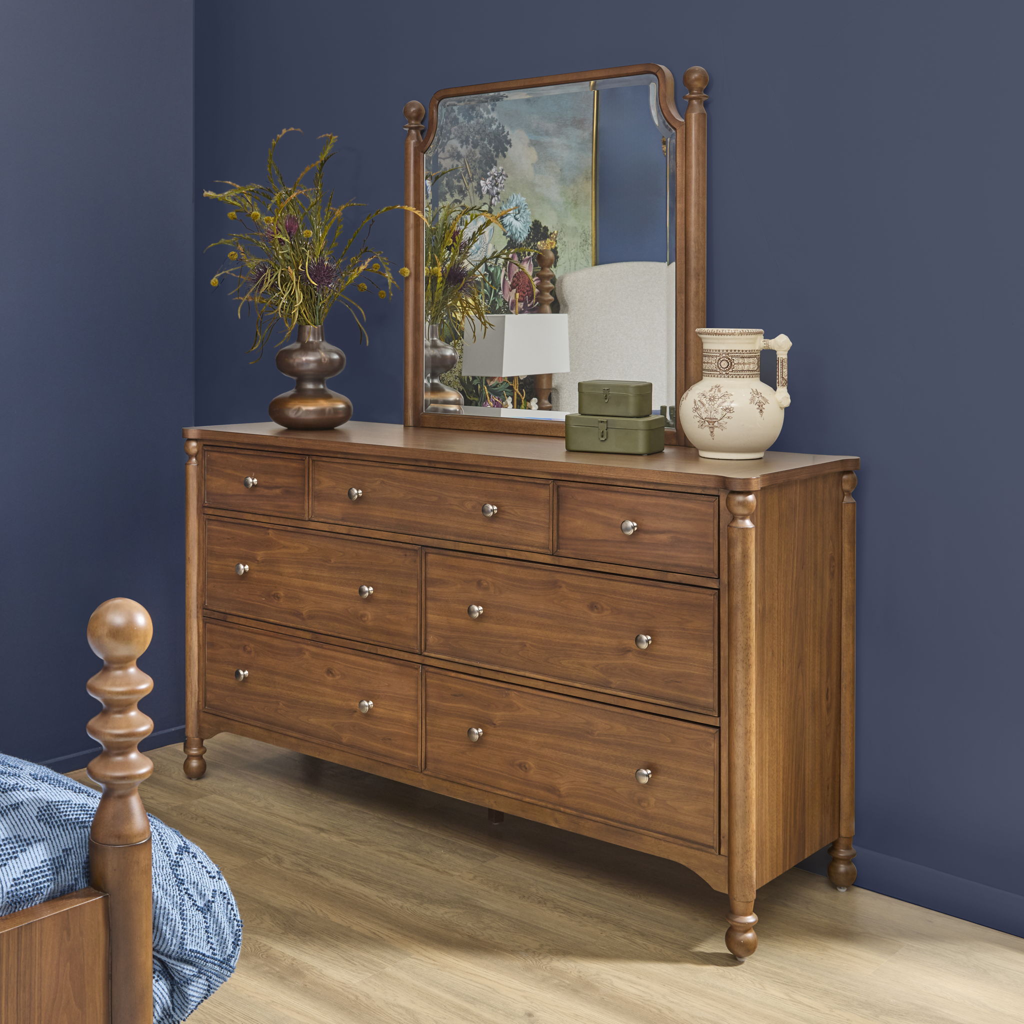 Commode en noyer