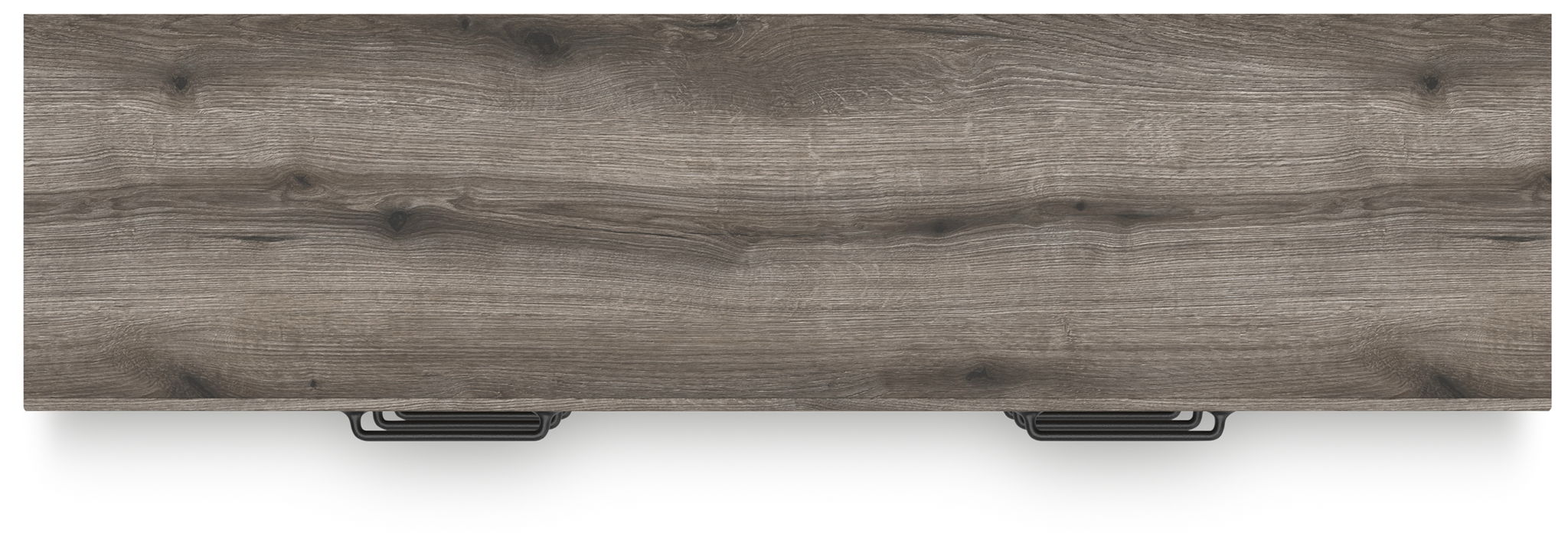 Commode six tiroirs gris foncé