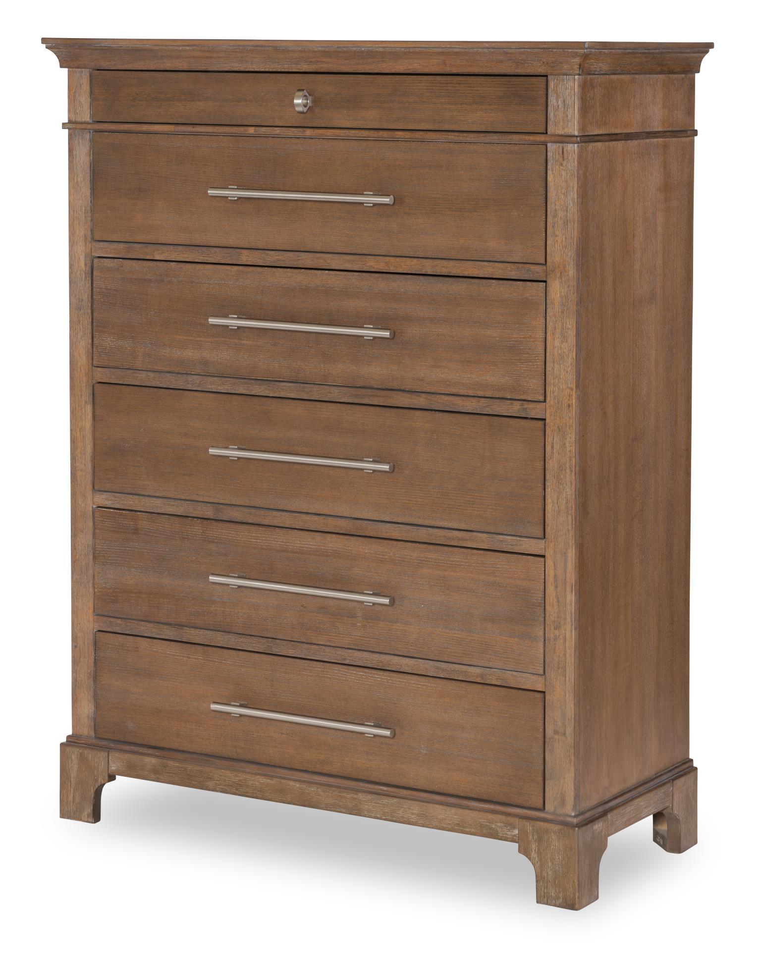 Commode six tiroirs de style transitionnel