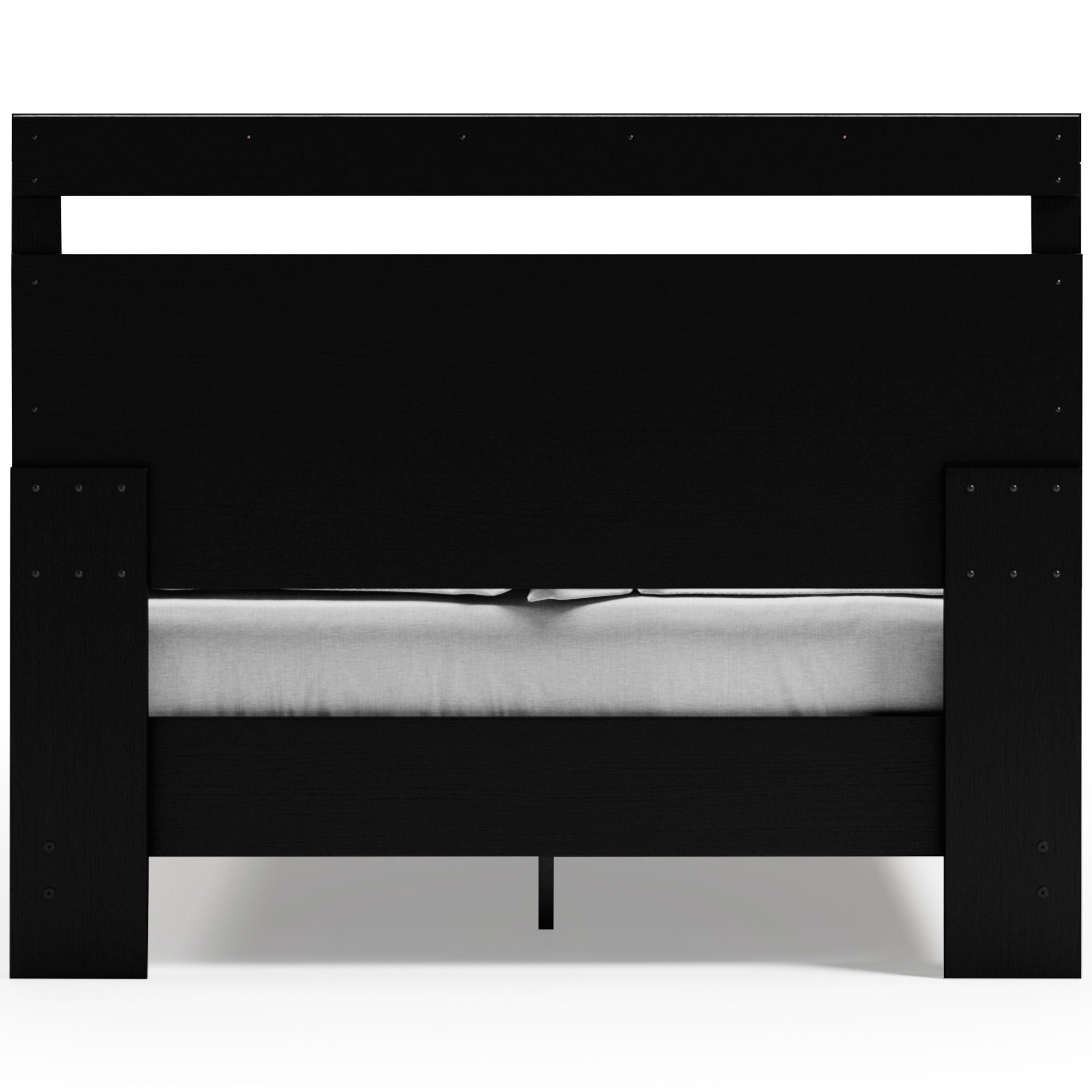 Lit plateforme Black Queen Panel