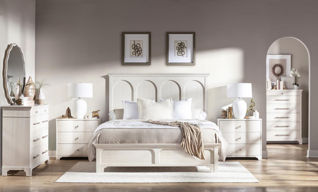 Commode six tiroirs de style transitionnel