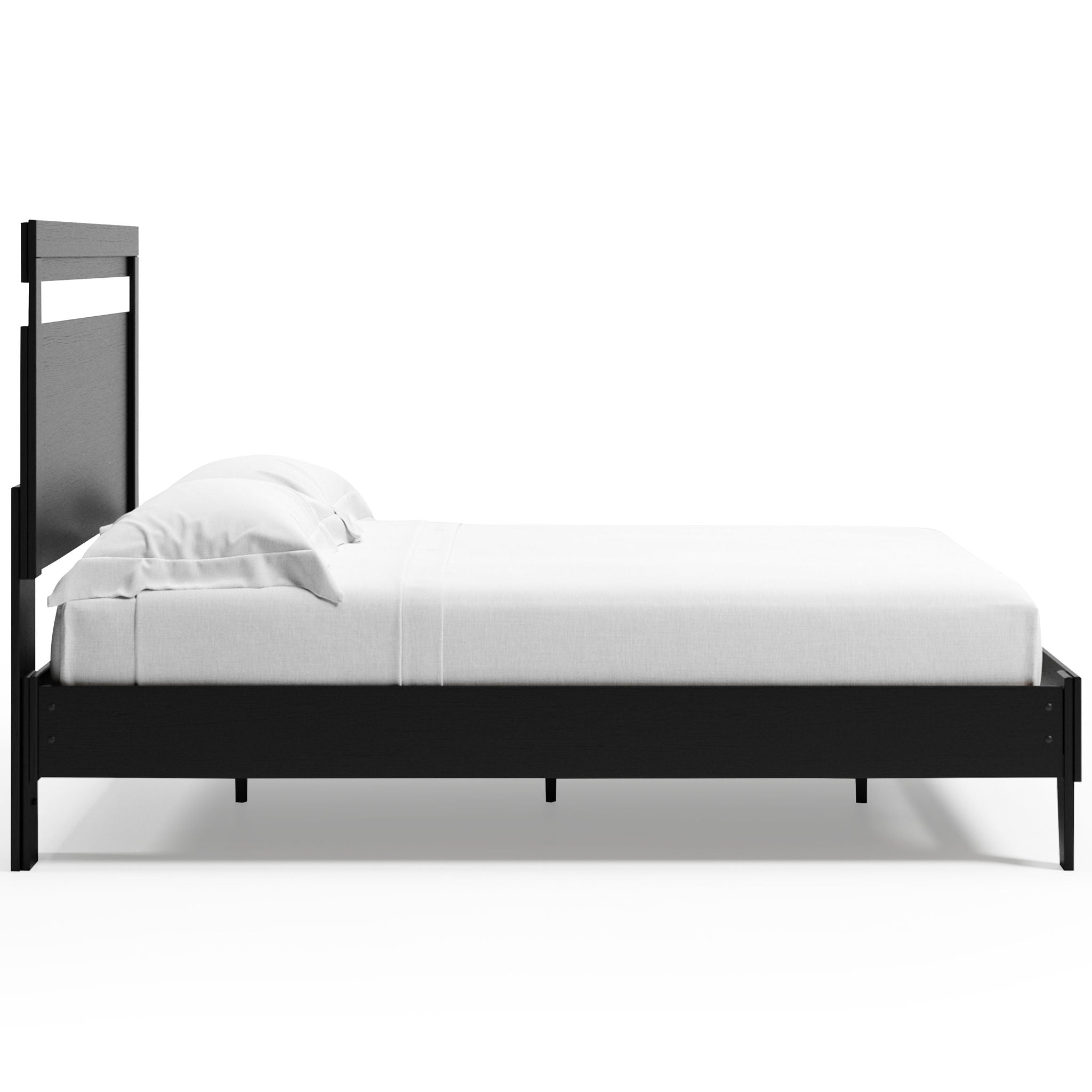 Lit plateforme Black Queen Panel