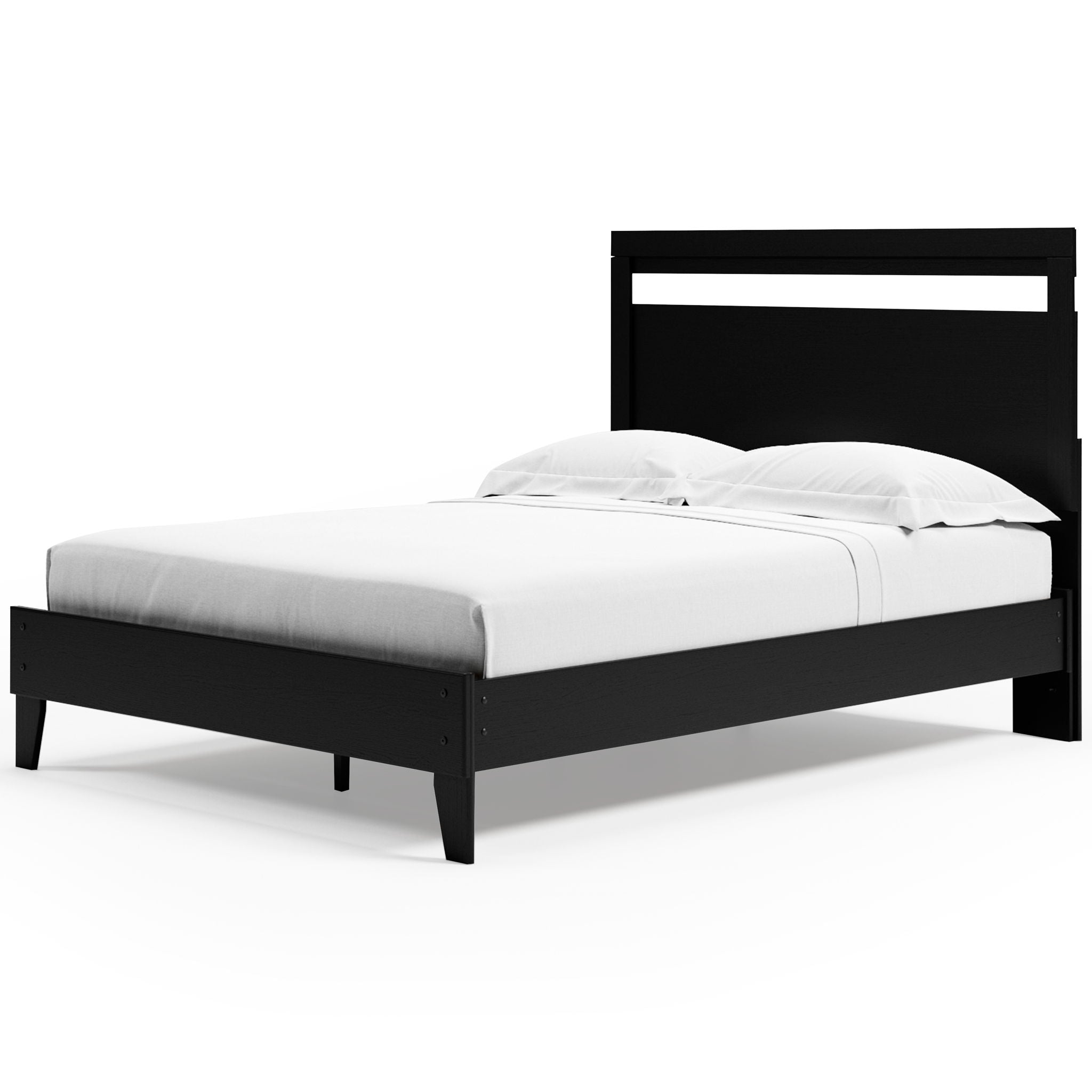 Lit plateforme Black Queen Panel
