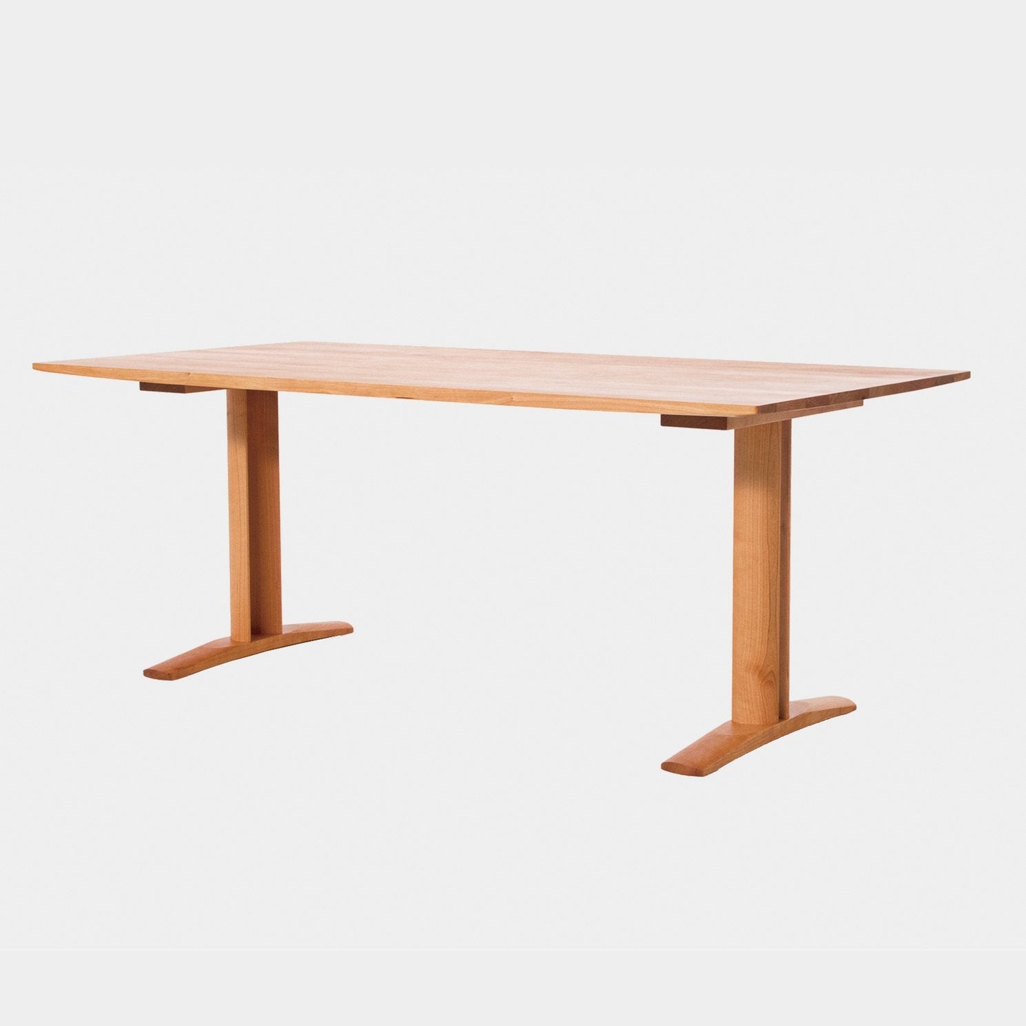 Table de salle à manger en chêne rouge