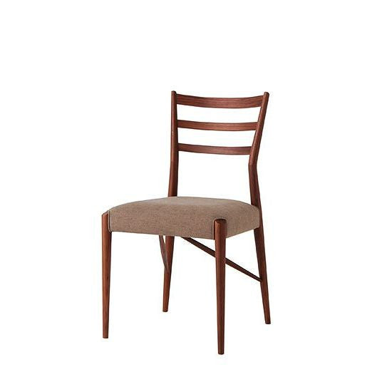 Chaise de salle à manger en noyer