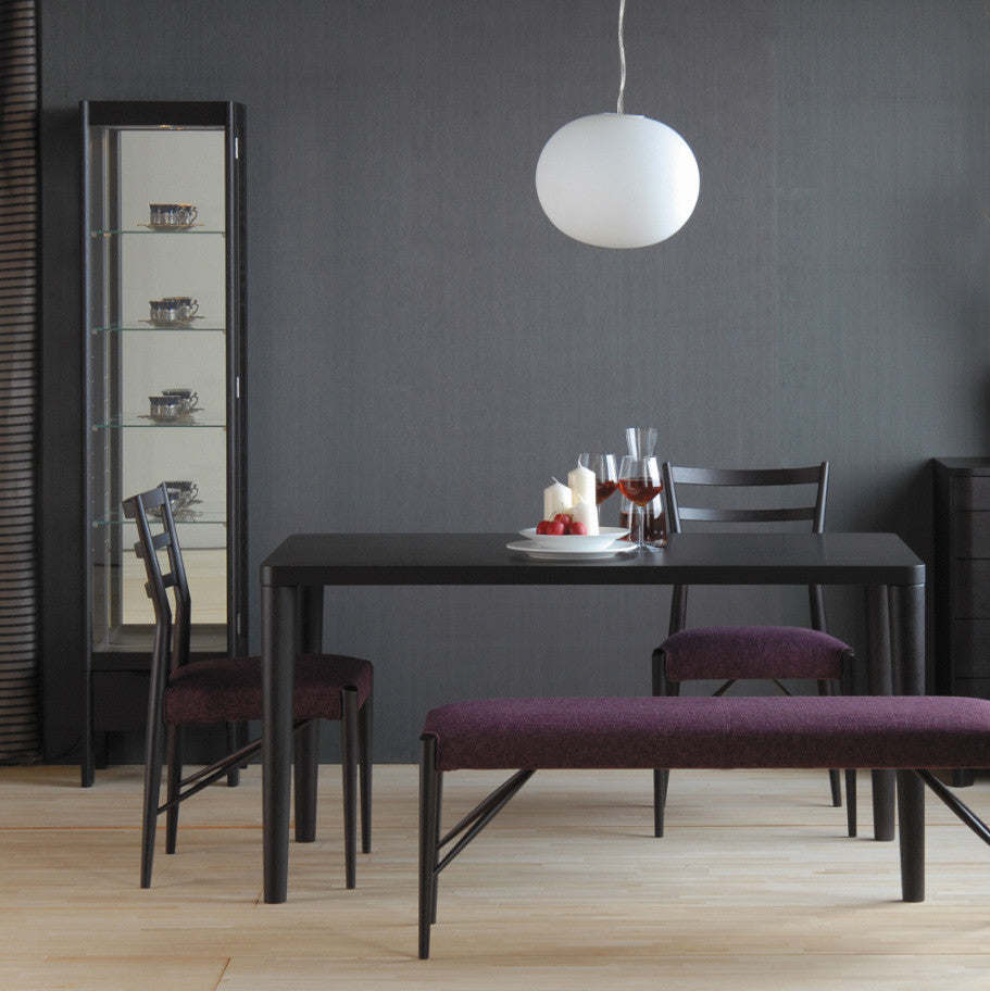 Chaise de salle à manger en noyer