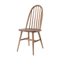 Chaise de salle à manger en bouleau à dossier haut