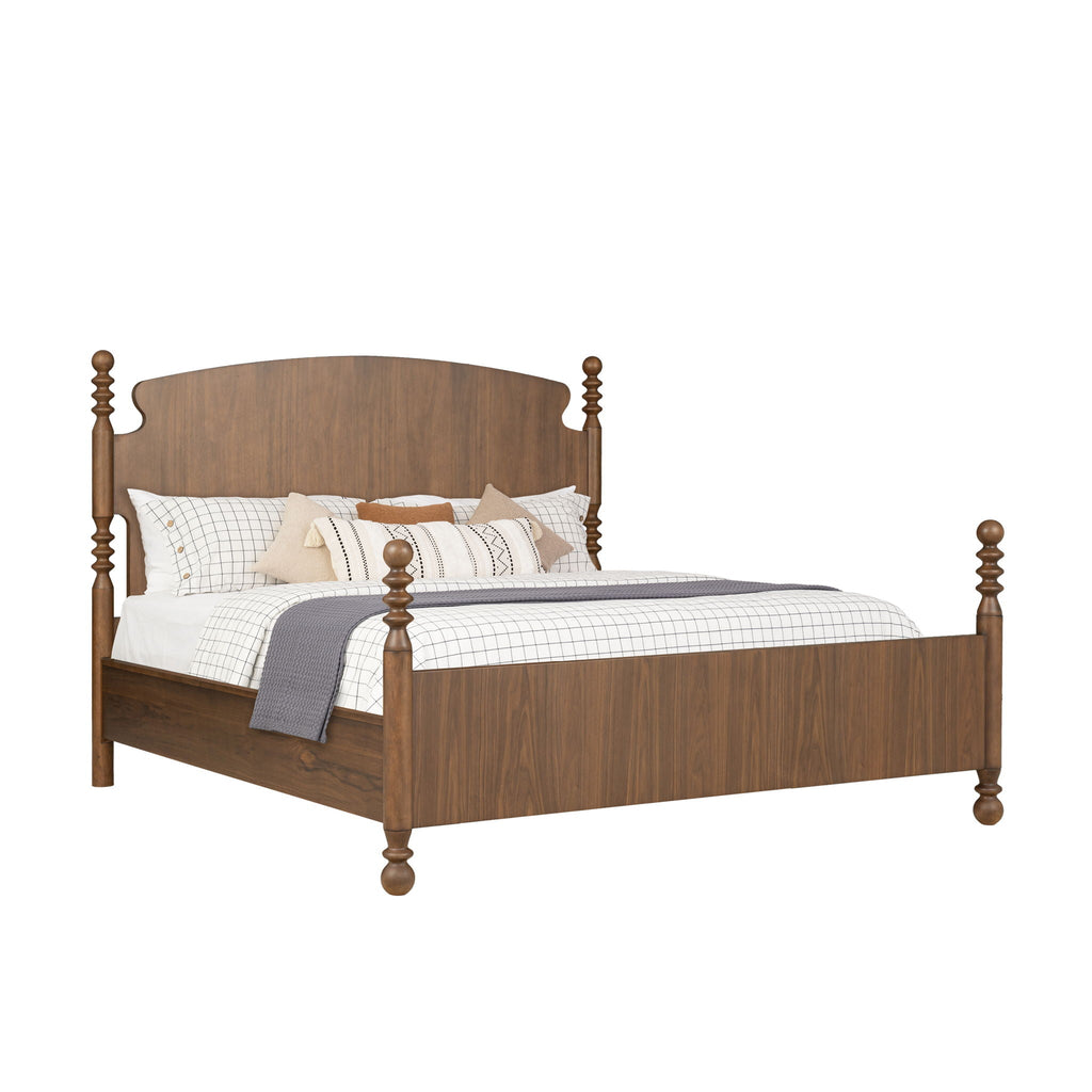 Lit marron foncé