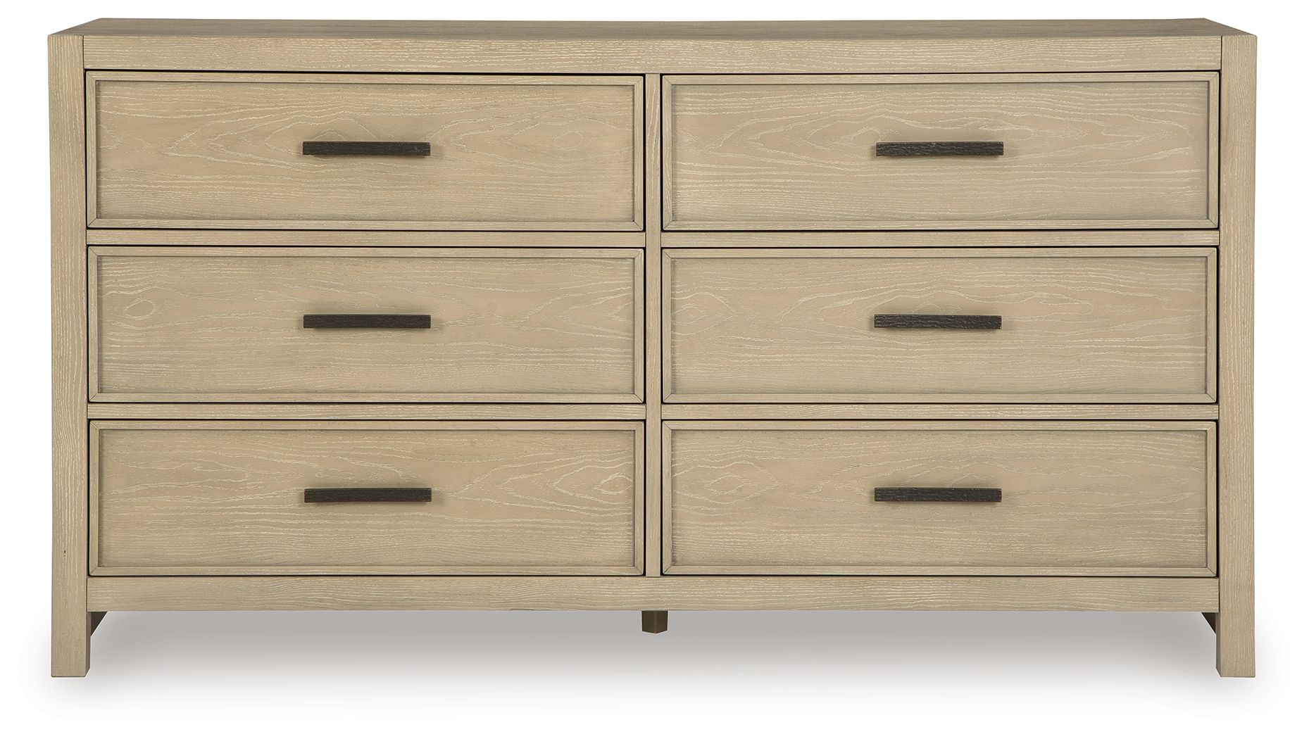 Commode grise avec miroir