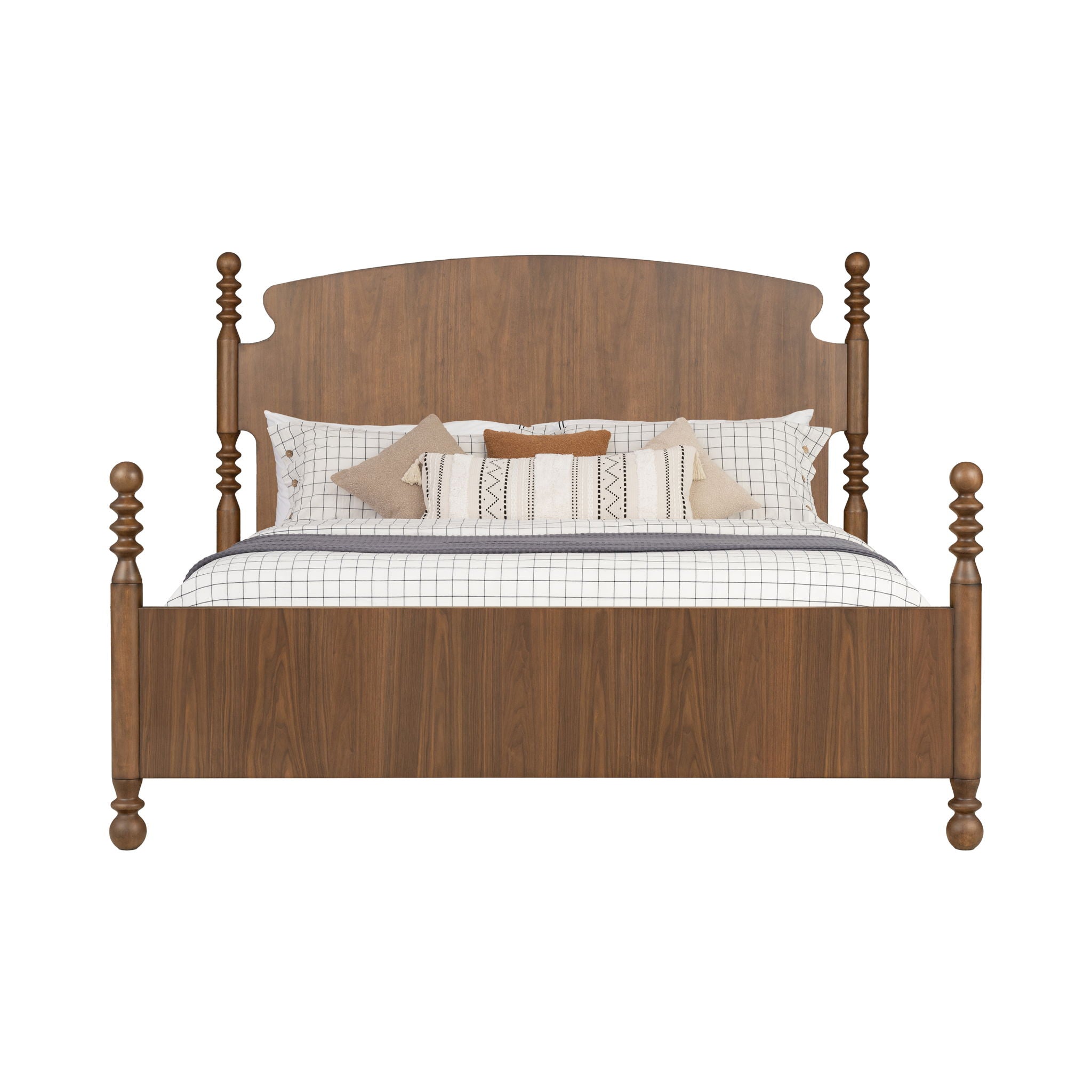 Lit marron foncé