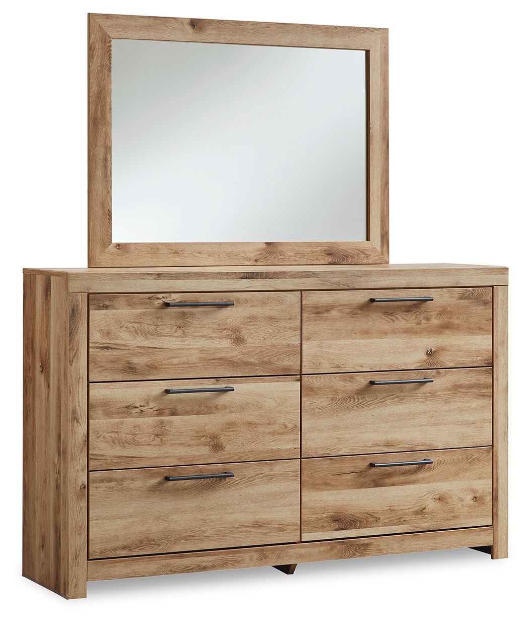 Commode couleur tan avec miroir