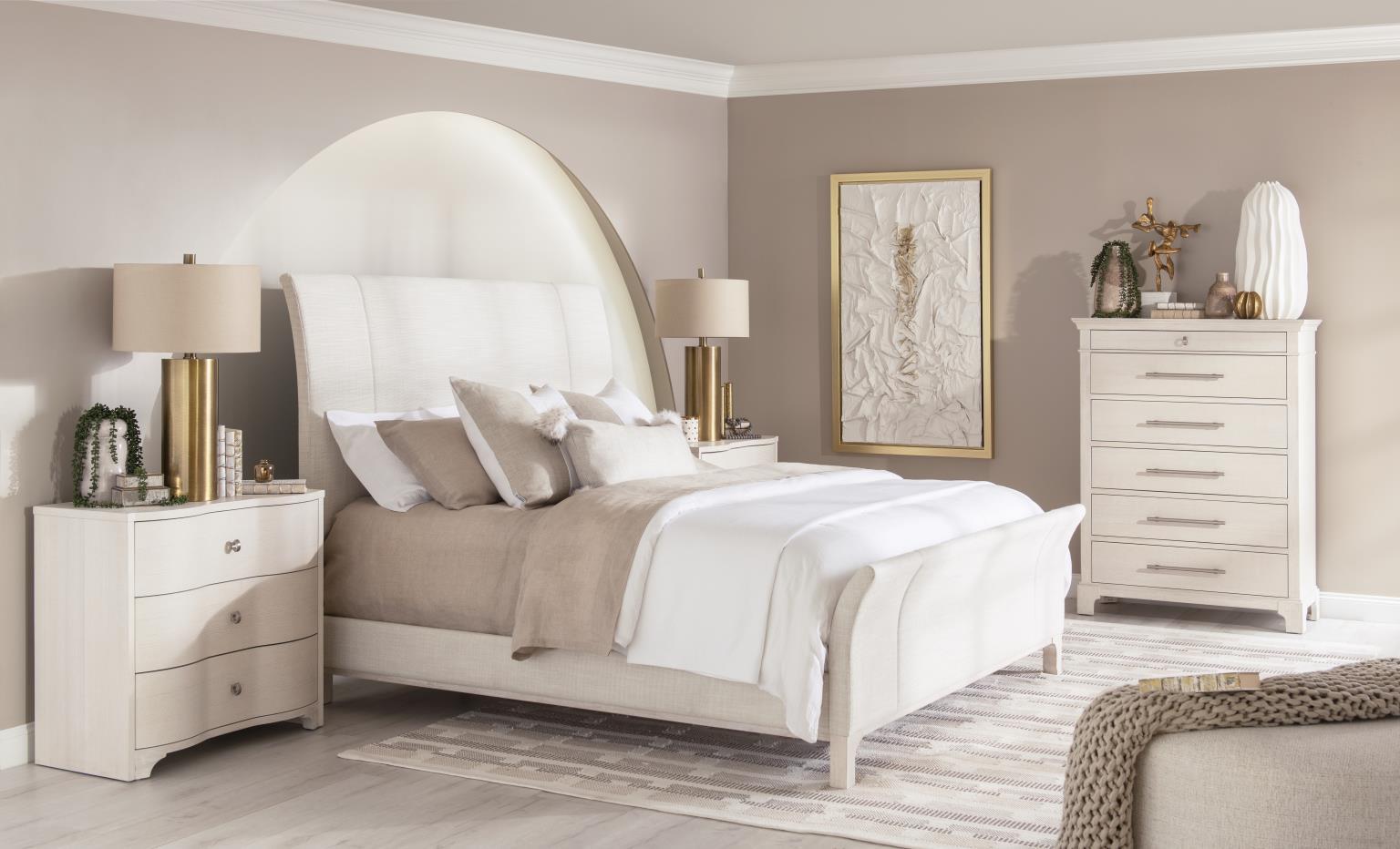 Commode six tiroirs de style transitionnel